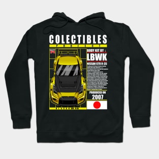 JDM LIBERTYWALK NISSAN GTR R-35 YELLOW Hoodie